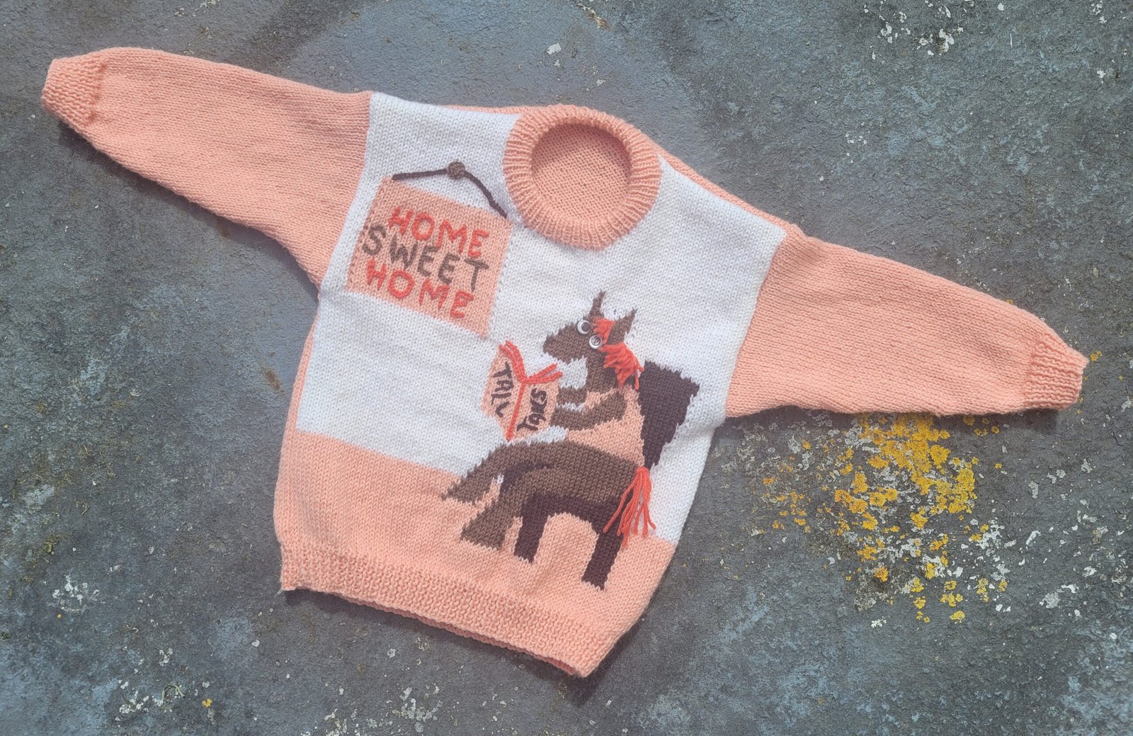 Child's Horsey Tales jumper knitting pattern - Image 6